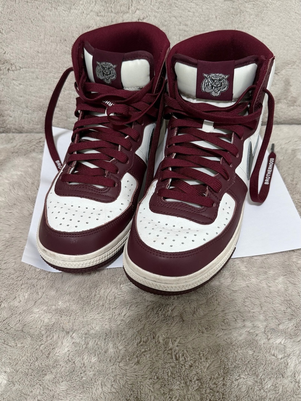 Size 7.5 - Nike Morehouse College x Terminator High Maroon Tigers FV2083-001